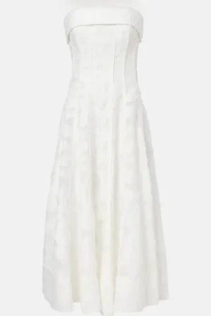 Simkhai Vestido bustier Imogen en jacquard
