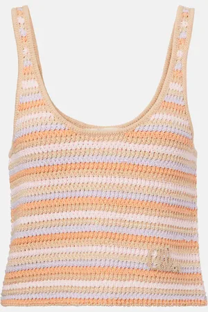 Chloé Chloé Tank top de punto de algodón