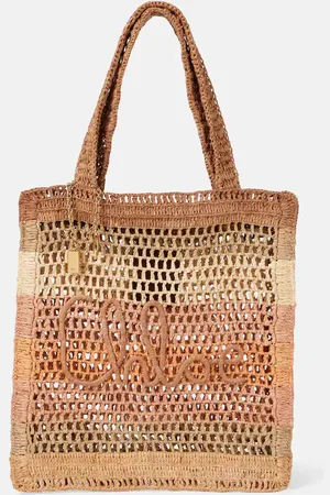 Chloé Chloé Bolso Summer Banana de rafia