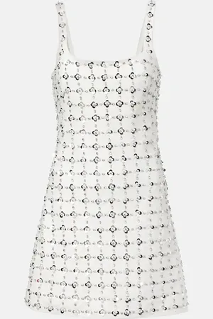 Simkhai Vestido corto Ziva de crepé con lentejuelas