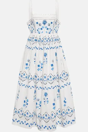 Agua by Agua Bendita Vestido midi Barbara Ventura floral