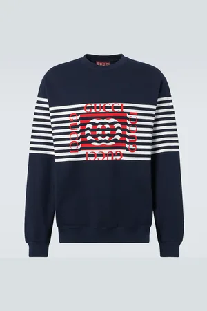 Gucci Sudadera de jersey de algodón con logo