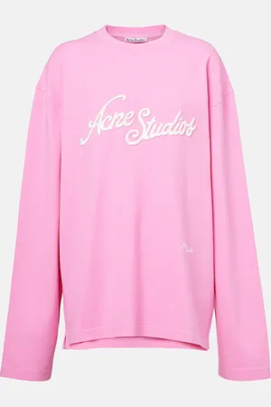 Acne Studios Camiseta en jersey de algodón con logo