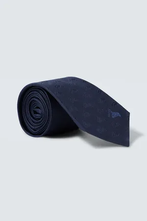 Gucci Corbata de jacquard de seda con logo