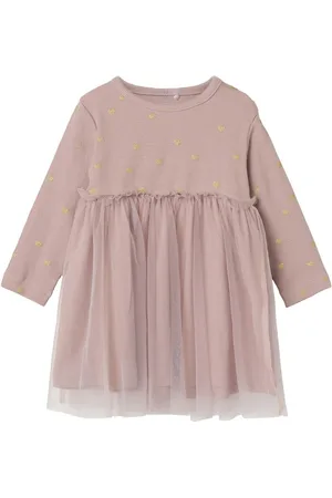 NAME IT Estampado Con Brillo Vestido