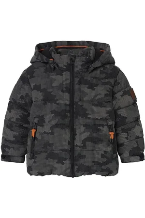 NAME IT Diseño Estampado Chaqueta Acolchada
