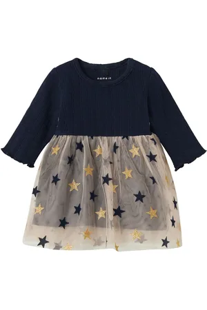 NAME IT Mangas Largas Vestido