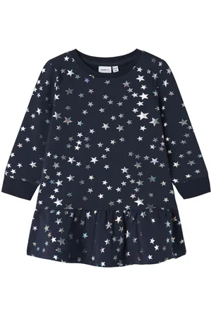 NAME IT Tela De Sudadera Con Brillo Vestido