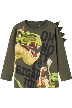 NAME IT Giganotosaurus Top De Manga Larga