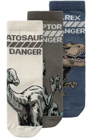 NAME IT Paquete De Jurassic Park 3 Calcetines