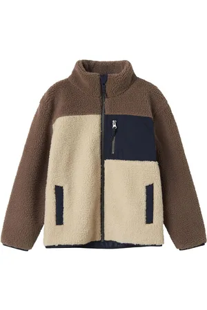 NAME IT Bloques De Color Chaqueta De Tejido De Peluche