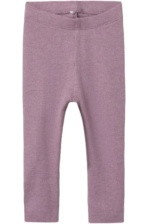 NAME IT Básico Tejido Acanalado Leggings