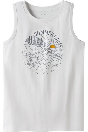 NAME IT Diseño Estampado Camiseta De Tirantes
