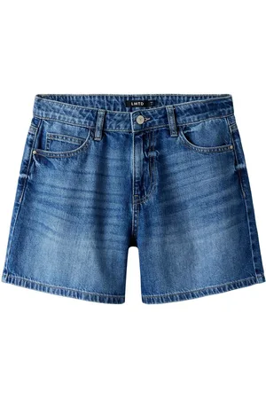 NAME IT Corte Mom Pantalones Cortos Vaqueros