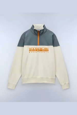 Napapijri Hombre Sudadera Con Media Cremallera Saturnia French Terry - Talla 3XL
