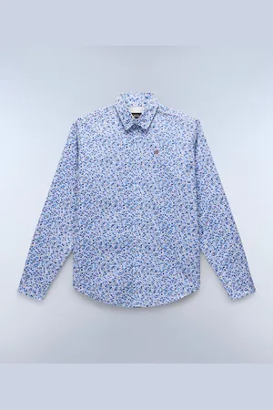 Napapijri Hombre Camisa De Manga Larga Ronge - Talla 3XL