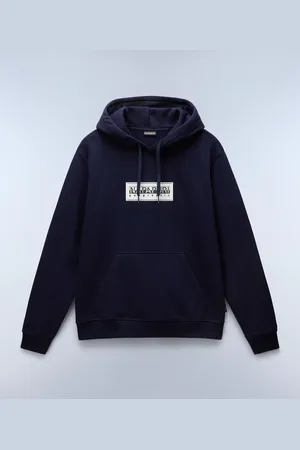 Napapijri Hombre Sudadera Con Capucha Box Logo French Terry - Talla 3XL