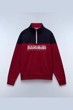 Napapijri Hombre Sudadera Con Media Cremallera Saturnia French Terry - Talla 3XL
