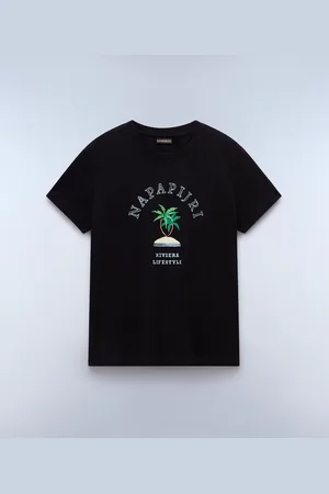 Napapijri Mujer Camiseta De Manga Corta Fete - Talla L
