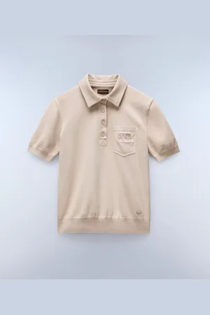 Napapijri Mujer Polo De Punto Cassis - Talla L