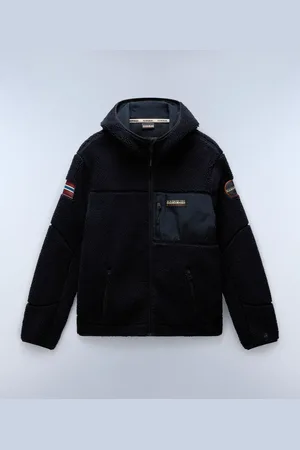 Napapijri Hombre Sudadera Polar Con Capucha Y Cremallera Completa Yupik - Talla 3XL