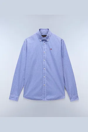 Napapijri Hombre Camisa De Manga Larga Terra - Talla 3XL