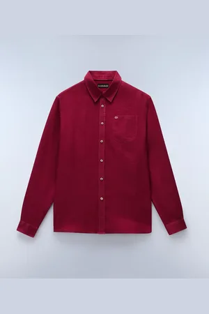 Napapijri Hombre Camisa De Manga Larga Linen - Talla 3XL