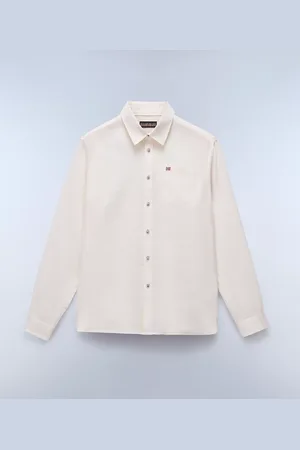 Napapijri Hombre Camisa De Manga Larga Linen - Talla 3XL