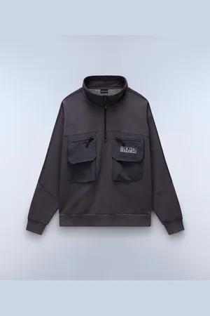 Napapijri Hombre Sudadera Con Media Cremallera Tusco French Terry - Talla 3XL