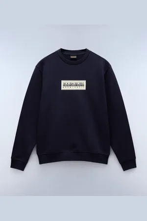 Napapijri Hombre Sudadera Box Logo French Terry - Talla 3XL