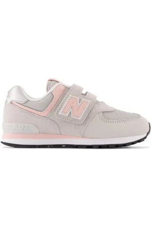 New Balance Niños 574 Core Hook & Loop, Cuero, Talla 32.5