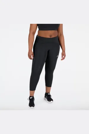 New Balance Mujer Impact Run Crop en , Poly Knit, Talla S