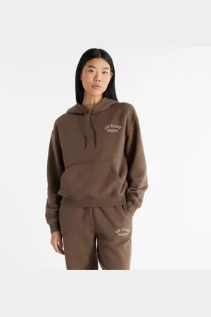 New Balance Mujer Graphic Fleece Hoodie en , Poly Fleece, Talla L