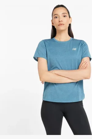 New Balance Mujer Athletics T-Shirt en , Poly Knit, Talla L