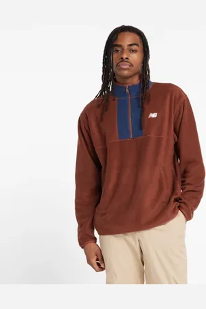 New Balance Hombre Polar Fleece 1/2 Zip en , Poly Fleece, Talla 2XL