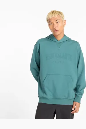 New Balance Hombre Embossed Varsity Hoodie, Vellón de algodón, Talla 2XL