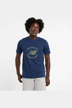 New Balance Hombre Sport Round Graphic T-Shirt en , Jersey de algodón, Talla L