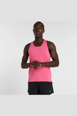 New Balance Hombre Race Day Tank, Poly Knit, Talla L