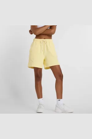 New Balance Mujer Athletics French Terry Short, Vellón de algodón, Talla L