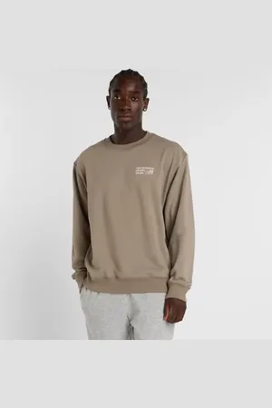 New Balance Hombre Athletics Premium Logo Crew en , Vellón de algodón, Talla 2XL