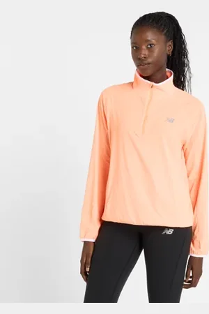New Balance Mujer Ultra Light Half Zip en , Polywoven, Talla L
