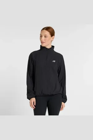New Balance Mujer Ultra Light Half Zip en , Polywoven, Talla L