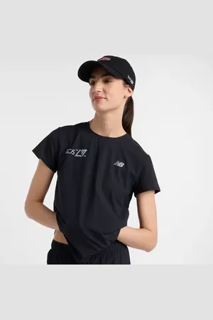 New Balance Mujer London Edition Race Day Ultra Light T-Shirt en , Poly Knit, Talla L
