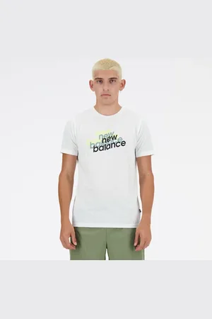 New Balance Hombre Sport Essentials Heathertech Graphic T-Shirt en , Poly Knit, Talla 2XL