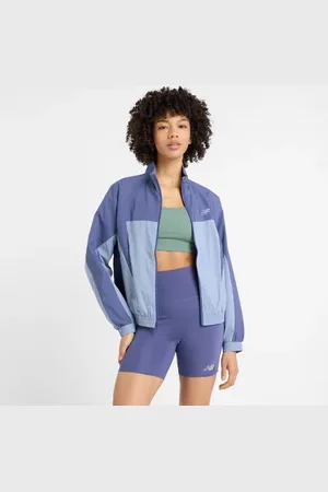 New Balance Mujer Color Blocked Woven Jacket en , Polywoven, Talla XS