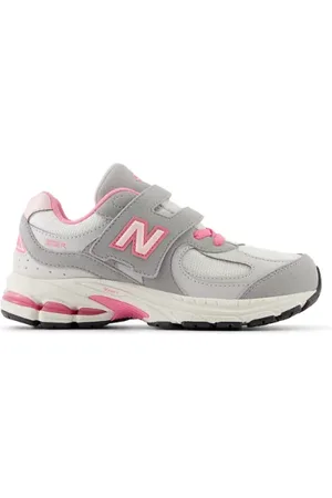 New Balance Niños 2002 HOOK & LOOP, Cuero, Talla 32.5