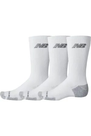 New Balance Unisex Performance Cushioned Crew 3 Pack en , Poly Knit, Talla L