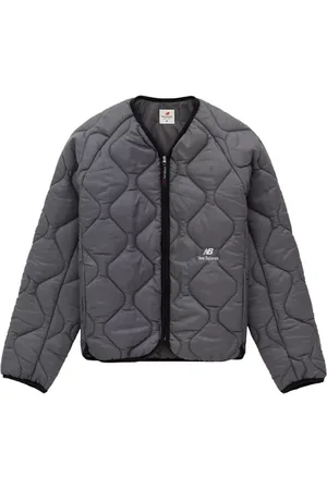 New Balance Hombre Made in USA Quilted Jacket, Polywoven, Talla L