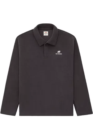 New Balance Hombre Made in USA Polar Fleece Polo, Poly Knit, Talla L