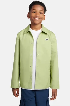 New Balance Chico Premium Raglan Coach Jacket, Nylon, Talla 10-11 años